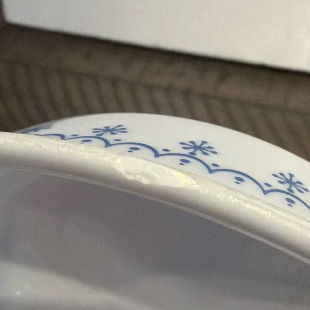 Corelle Snowflake Blue Garland Bowls 6